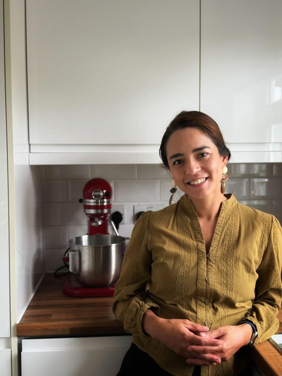 Chef Diana Ogilvie-Forbes in her kitchen in Wimbledon